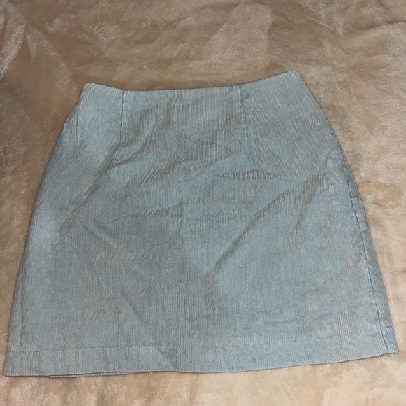 ASOS brand Emory Park Corduroy light blue miniskirt - Picture 3 of 3